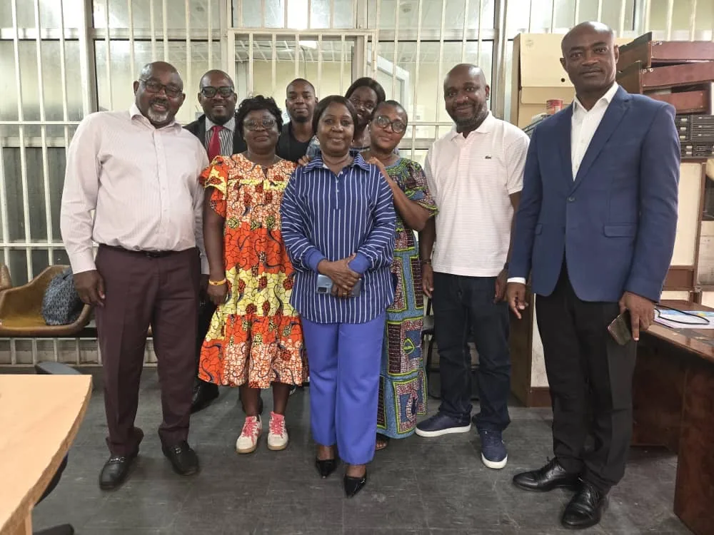Séance de travail à la Mairie de Libreville